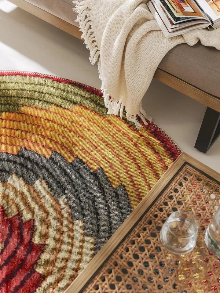 benuta Outdoorteppich Kenya Rund Kunstfaser Berber Ethno-Style - Bild 3