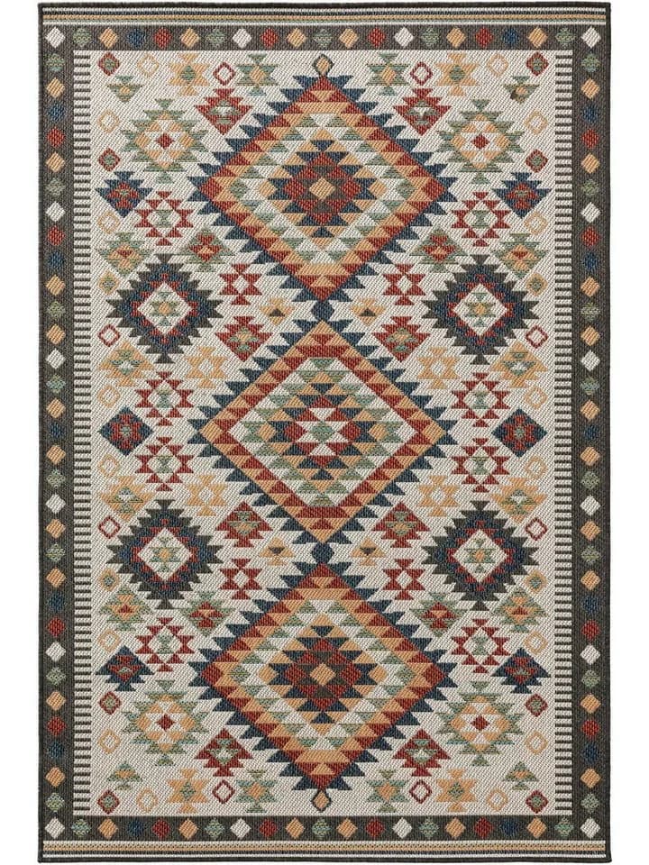 benuta Outdoorteppich Mirena Bunt Polypropylen