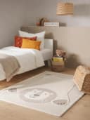 benuta Kinderteppich Eve Cozy Kunstfaser Beige/Weiß Bild 2