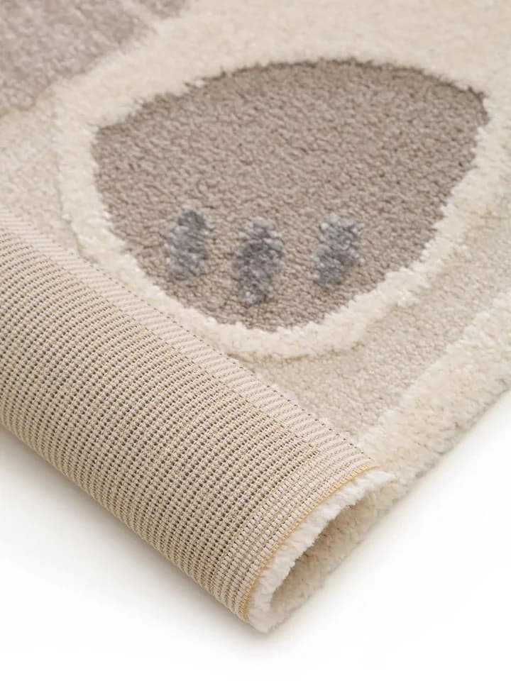 benuta Kinderteppich Eve Cozy Kunstfaser Beige/Weiß - Bild 5