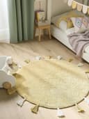 benuta Kinderteppich Malu Rund Kinderzimmer Baumwolle Ethno-Style Bild 2