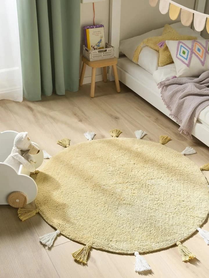 benuta Kinderteppich Malu Rund Kinderzimmer Baumwolle Ethno-Style - Bild 2