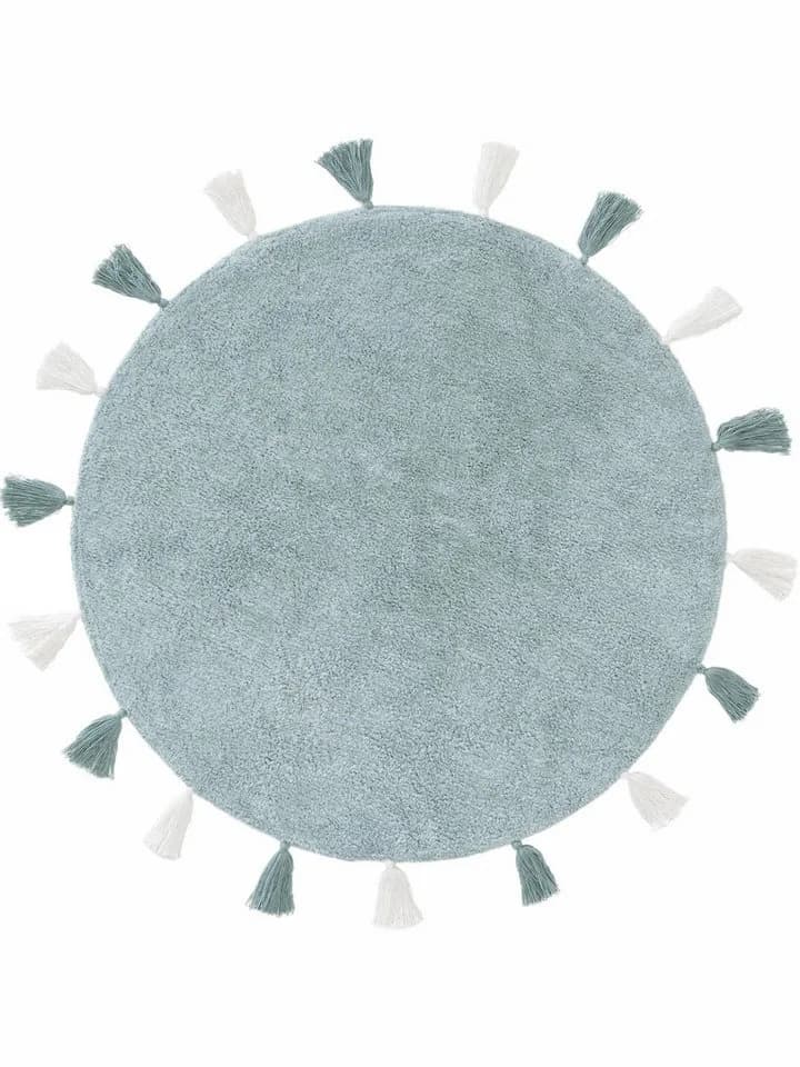 benuta Kinderteppich Malu Rund Mint Ethno-Style