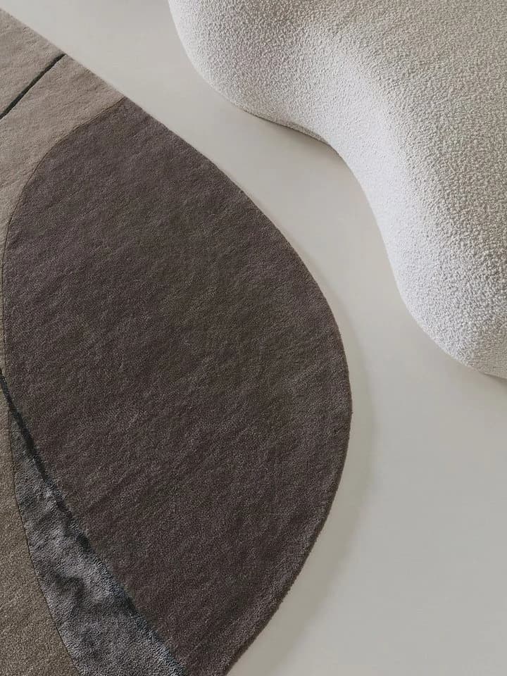 benuta Wollteppich Shape Grau Ethno-Style Kunstfaser - Bild 3