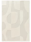 benuta Teppich Eve Rechteckig Kunstfaser Beige/Weiß Bild 1