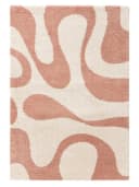 benuta Hochflor-Teppich Louise Rosa Kunstfaser Bild 1