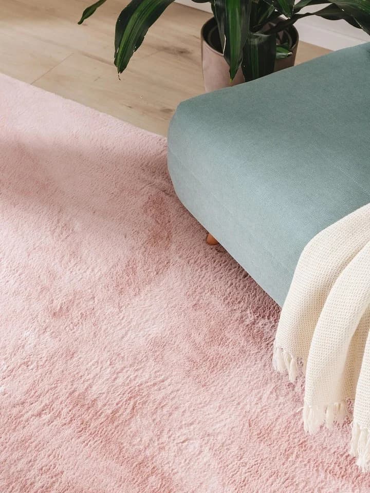 benuta Fellteppich Furry Rosa Hochflor Rutschfest - Bild 3