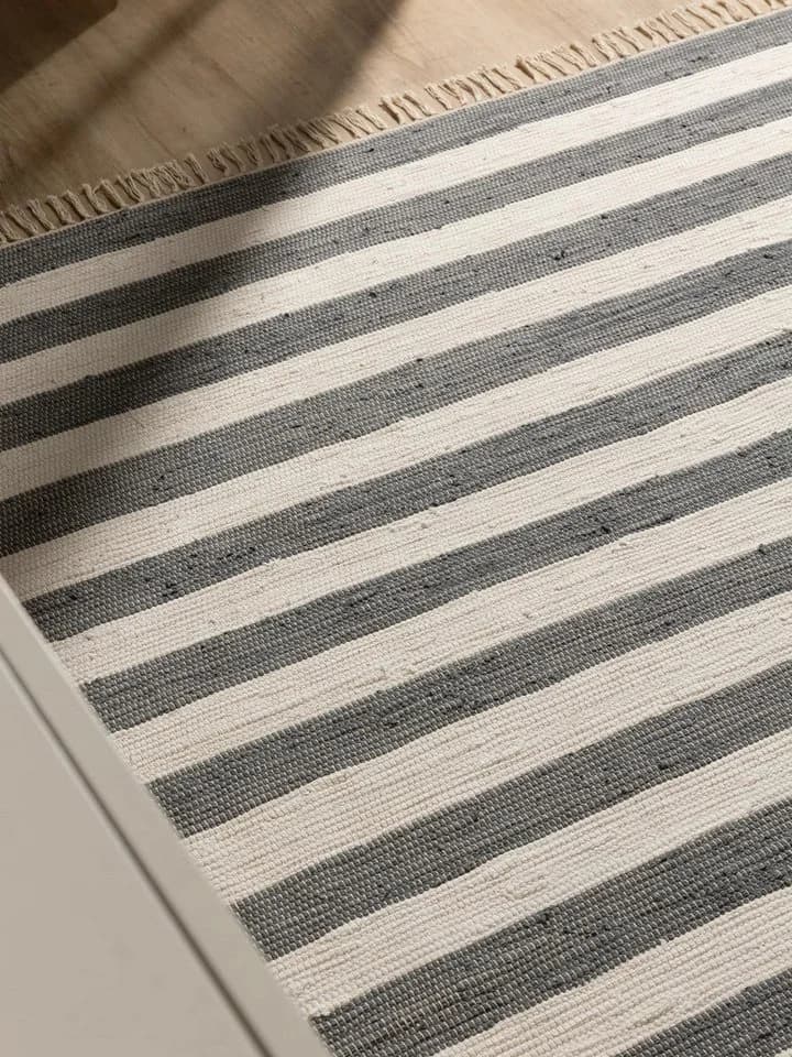 benuta Teppich Tom Rechteckig 5 mm Wohnzimmer Esszimmer Schlafzimmer Flur Grau/Weiß - Bild 3