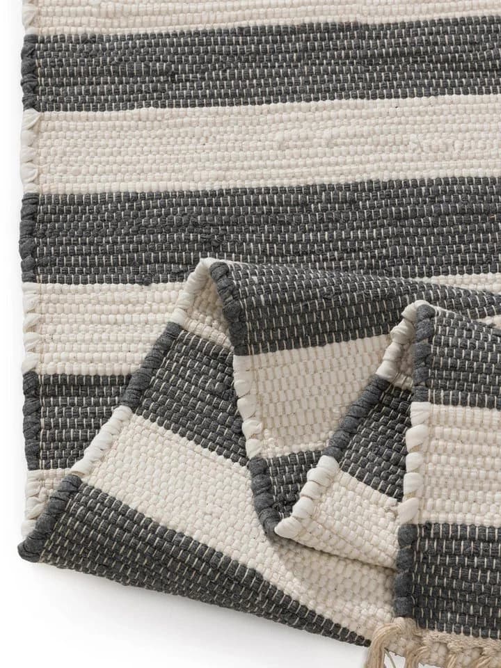 benuta Teppich Tom Rechteckig 5 mm Wohnzimmer Esszimmer Schlafzimmer Flur Grau/Weiß - Bild 4