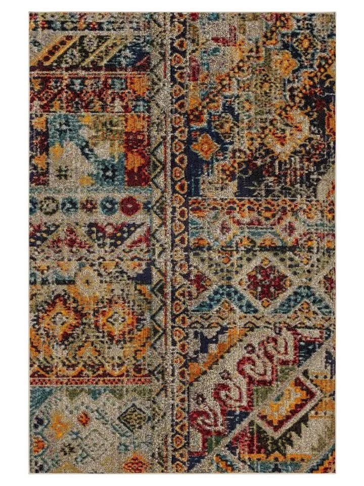 benuta Teppich Casa Bunt Retro