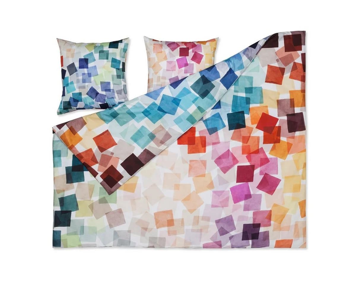Estella Bettwäsche Puzzle Mako Satin 2-teilig Bunt - Bild 4