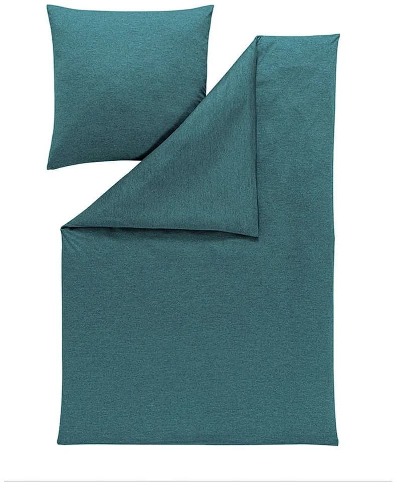 Estella Takoma Bettwäsche Blau Mako-Jersey 2-tlg.