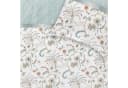 Estella Bio Mako Satin Bettwäsche 135x200 Leia azur Blüten Ranken Bild 4
