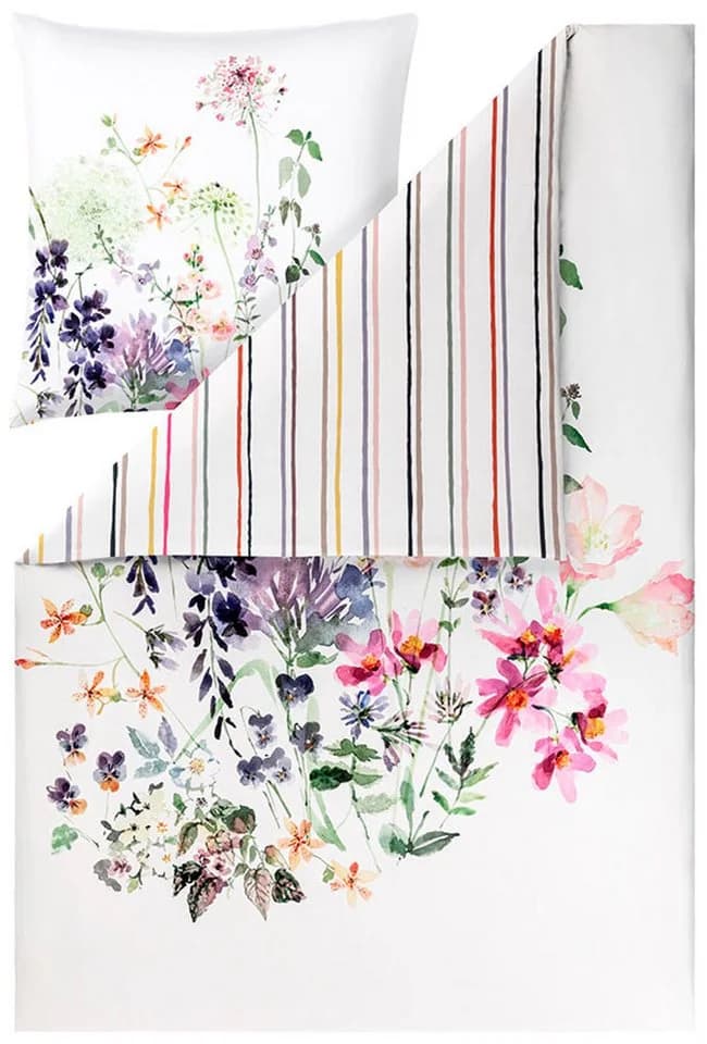 Estella Bettwäsche Willow Multicolor Mako-Satin