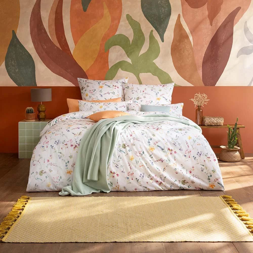 ESTELLA Bettwäsche Set 3-tlg. Mako-Satin Floral Multicolor