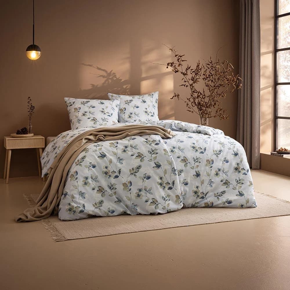 ESTELLA Bettwäsche Sicilia Flanell 135x200 cm 2-teilig Weiß