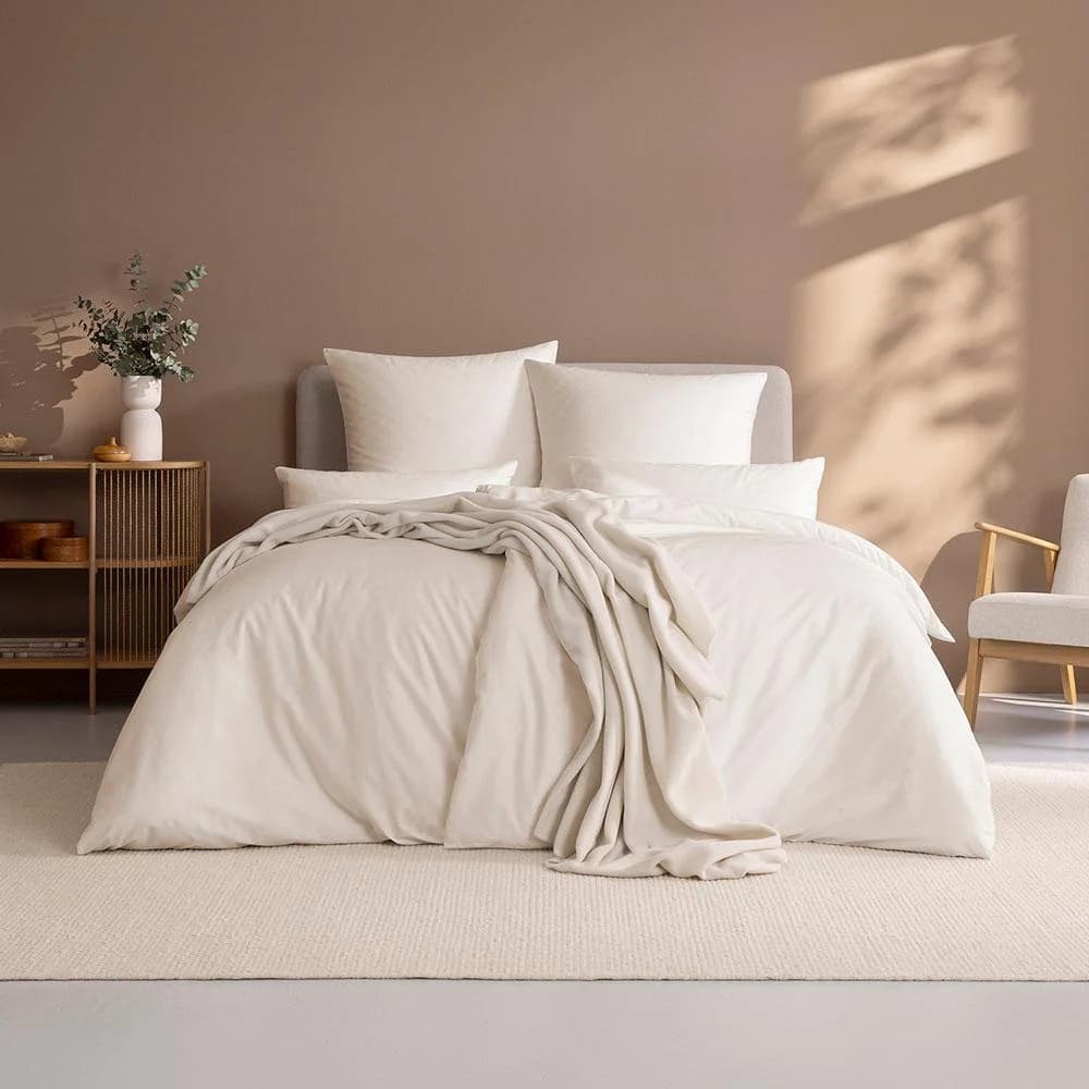 ESTELLA Valetta Satin Bettwäsche Set 135x200 cm Leinen