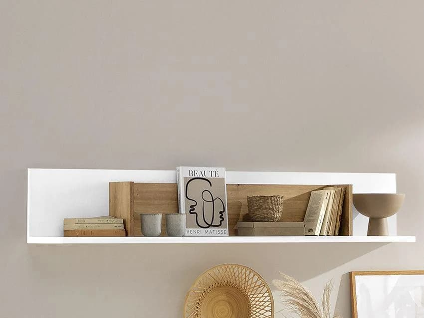Wandboard SANSIBAR VISTRA Weiß Eiche Artisan Dekor