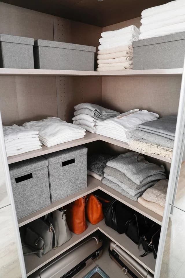 RAUCH QUADRA Eckschrank Schwebetürenschrank Grau Hochglanz - Bild 5