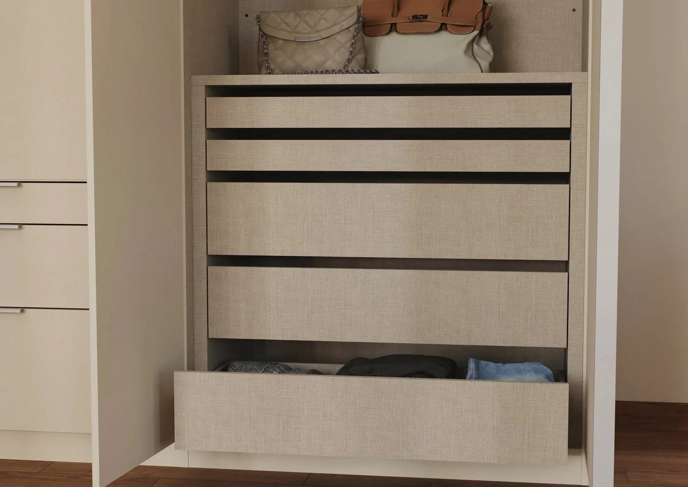 rauch Schubladeneinsatz 5 Schubladen für 90 cm Schränke