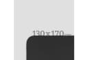 Bestlivings Wohndecke Basic Fleecedecke Grau Kuscheldecke 130x170cm Bild 1