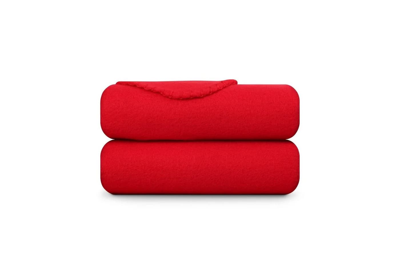 Bestlivings Wohndecke Fleece mit Kettelrand rot 130x170 cm - Bild 2