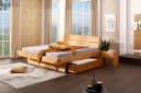 Lebenswert Bettschubkasten Morant Bay Massivholz Eichefarbig Bild 3