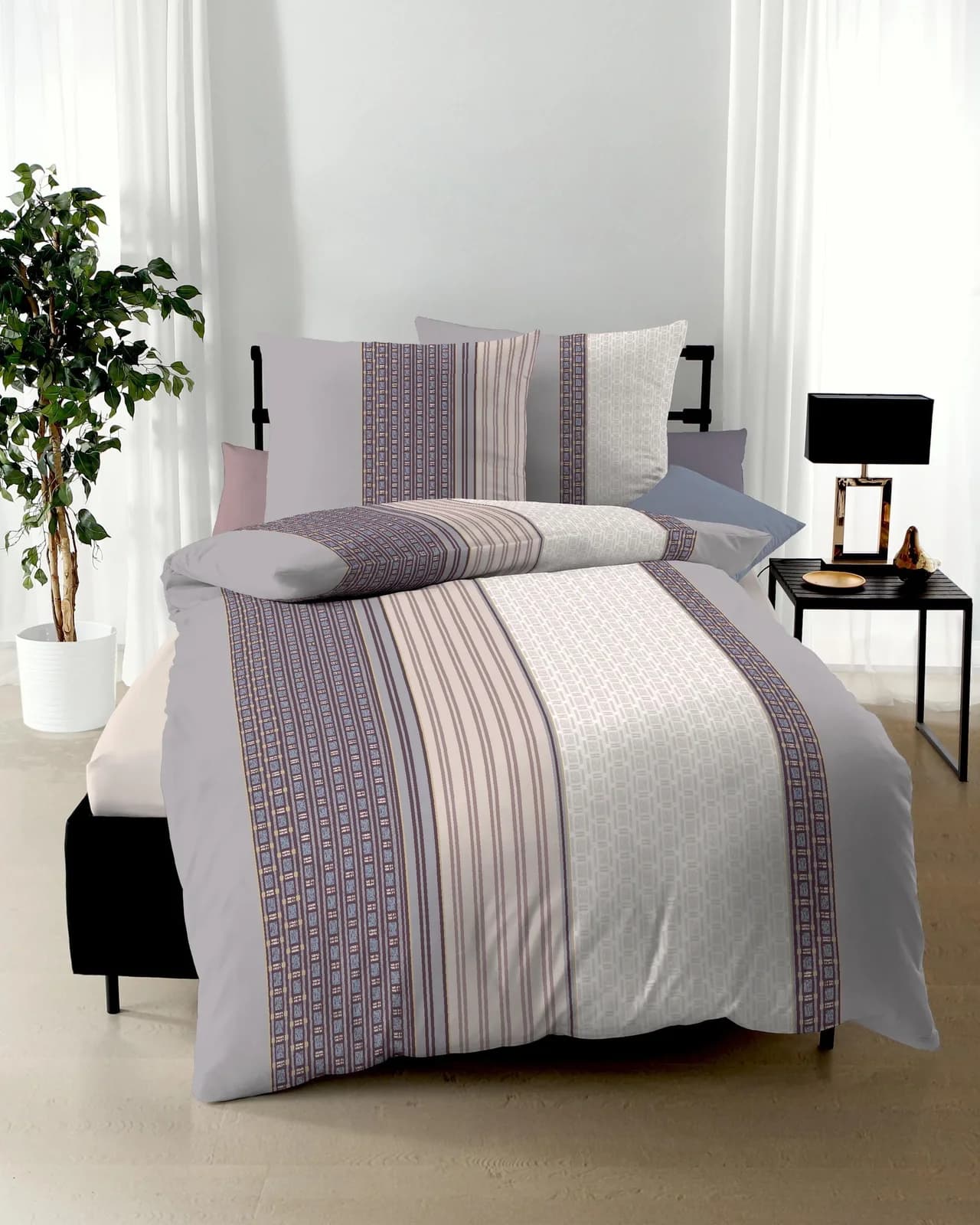 Kaeppel Bettwäsche Unit Mako-Satin Mauve
