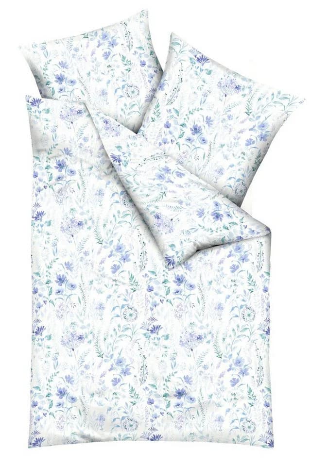 Kaeppel Bettwäsche Lara Blau Violett 2-teilig Seersucker - Bild 2