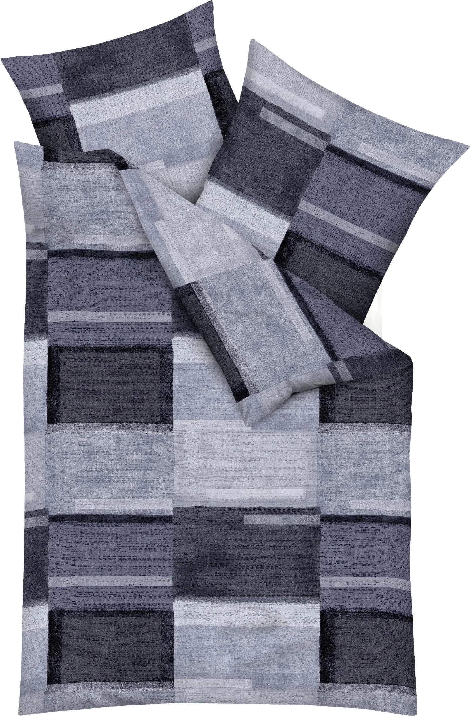 Kaeppel Bettwäsche Status Indigo 135x200 cm 2-teilig