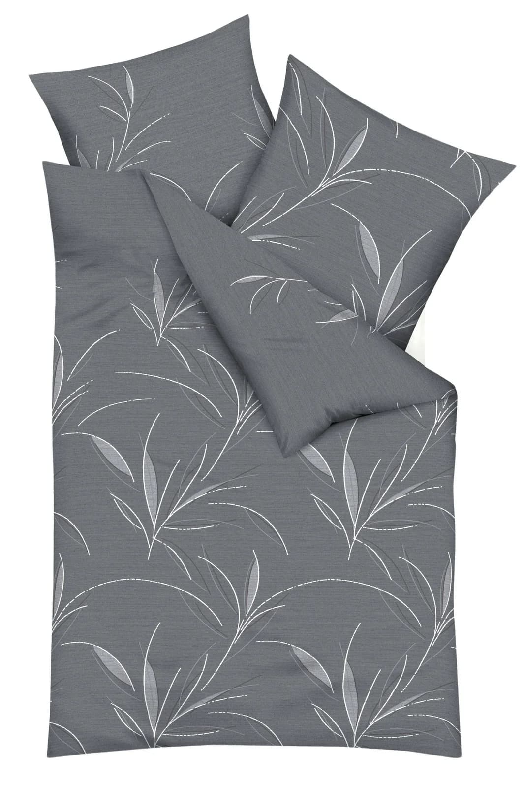 Kaeppel Bettwäsche Organic Grau Mako-Satin
