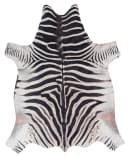 Obsession Rinderfell My Toledo Fellteppich Zebra-Optik Schwarz-Weiß 155x190 cm Bild 5