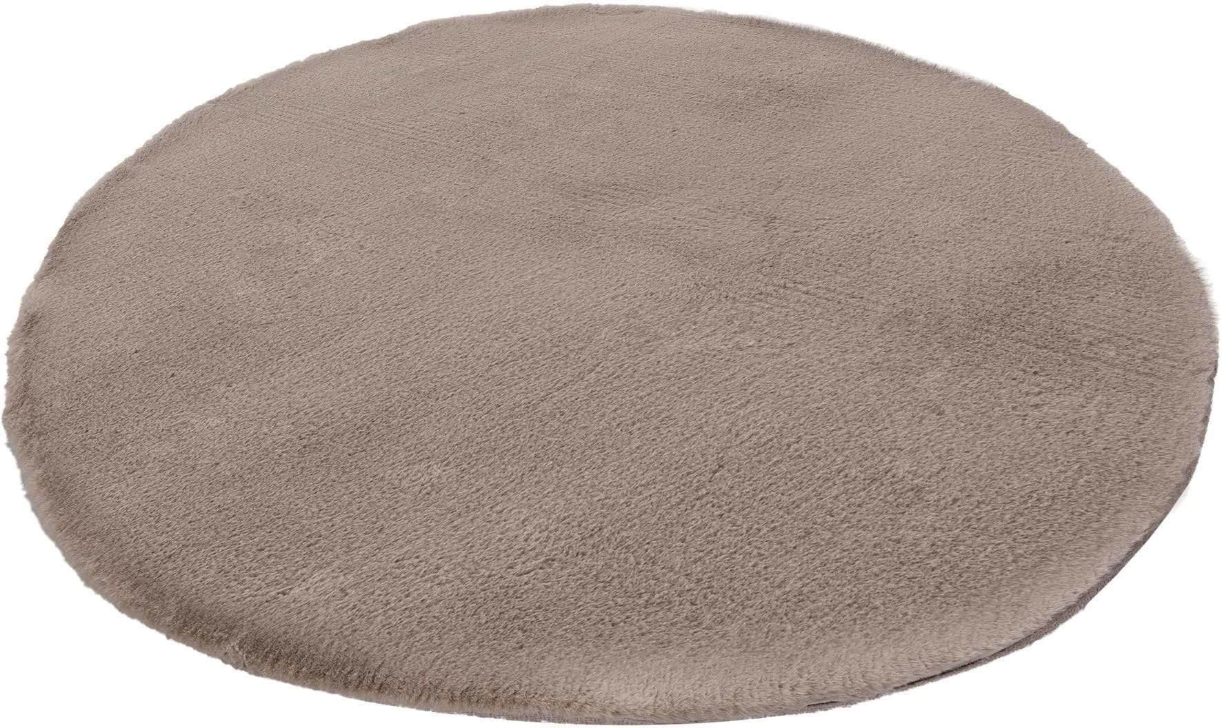 OBSESSION Fellteppich My Cha Cha 535 Grau Rund 80cm