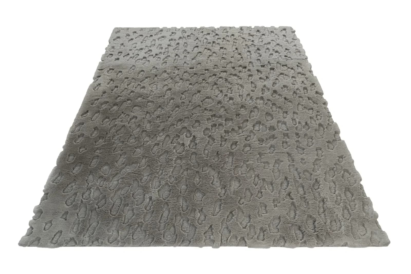 Obsession Teppich My Valley 245 Silber Hoch-Tief Effekt