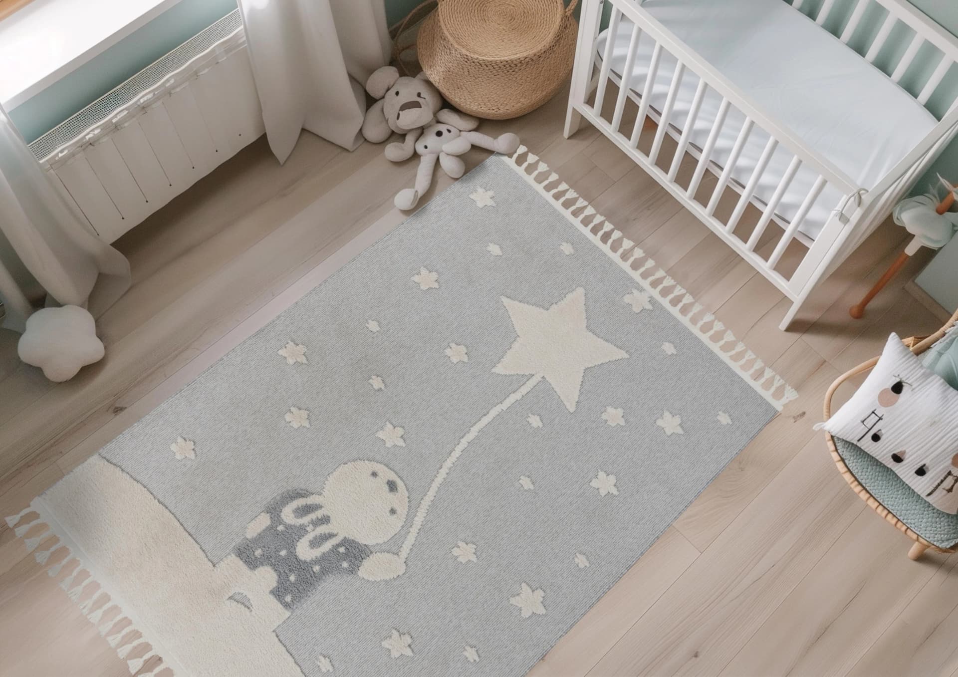 Obsession Teppich My Fano 393 Bunt Stern-Muster Kinderzimmer