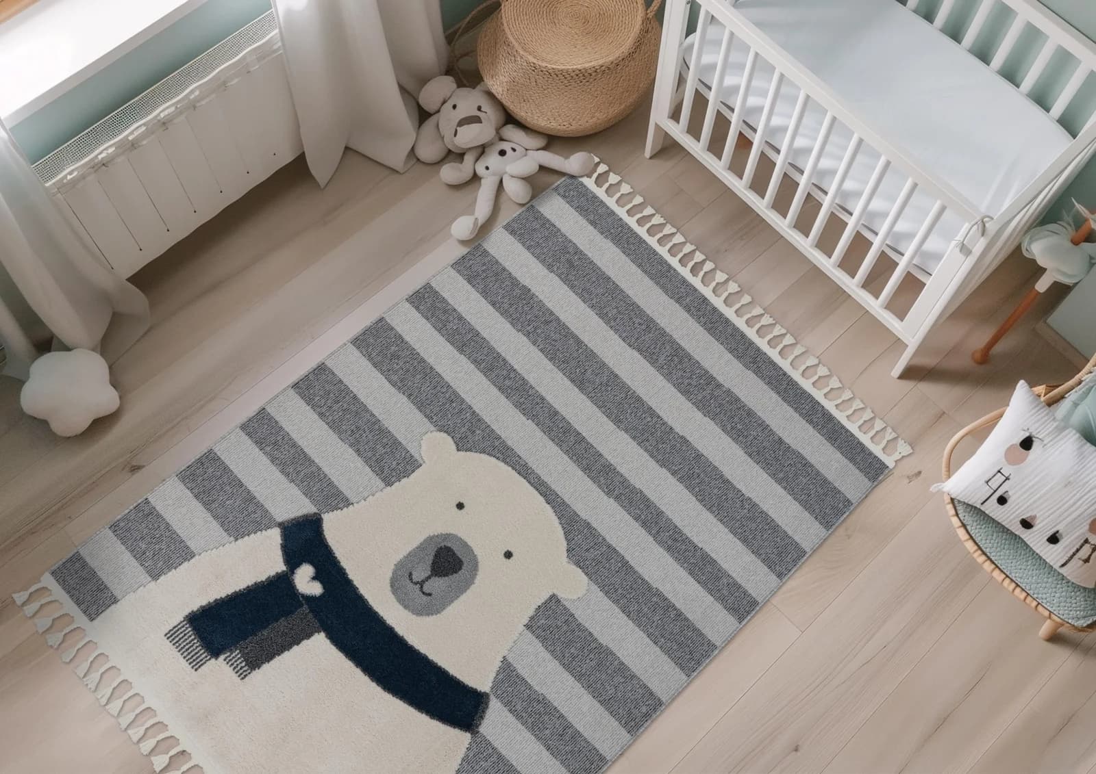 Obsession Teppich My Fano Bunt Bär-Motiv Kinderzimmer