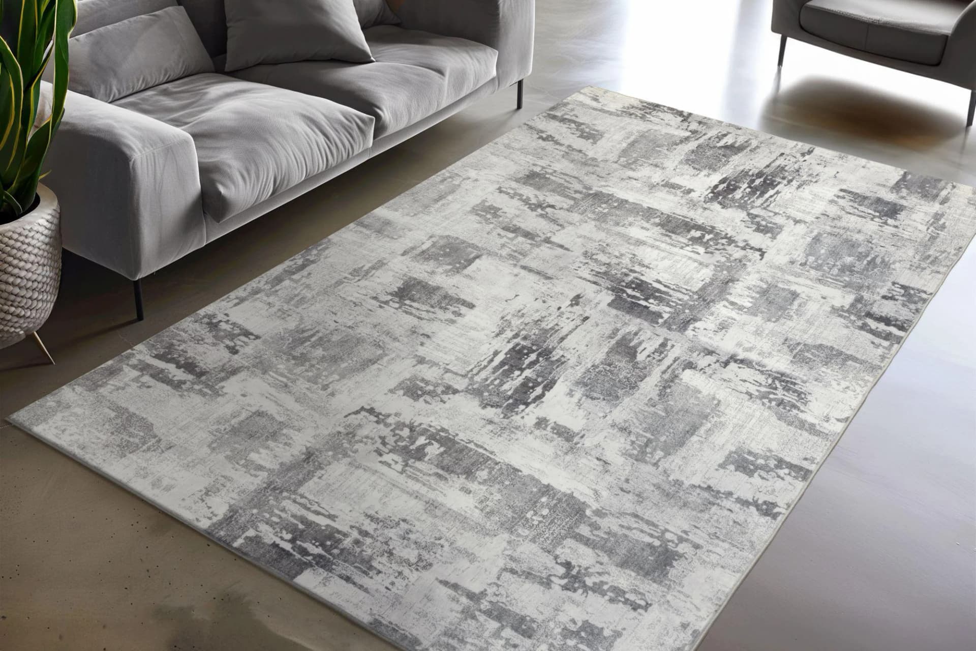Obsession Teppich Avantgarde 103 Grau Vintage Design
