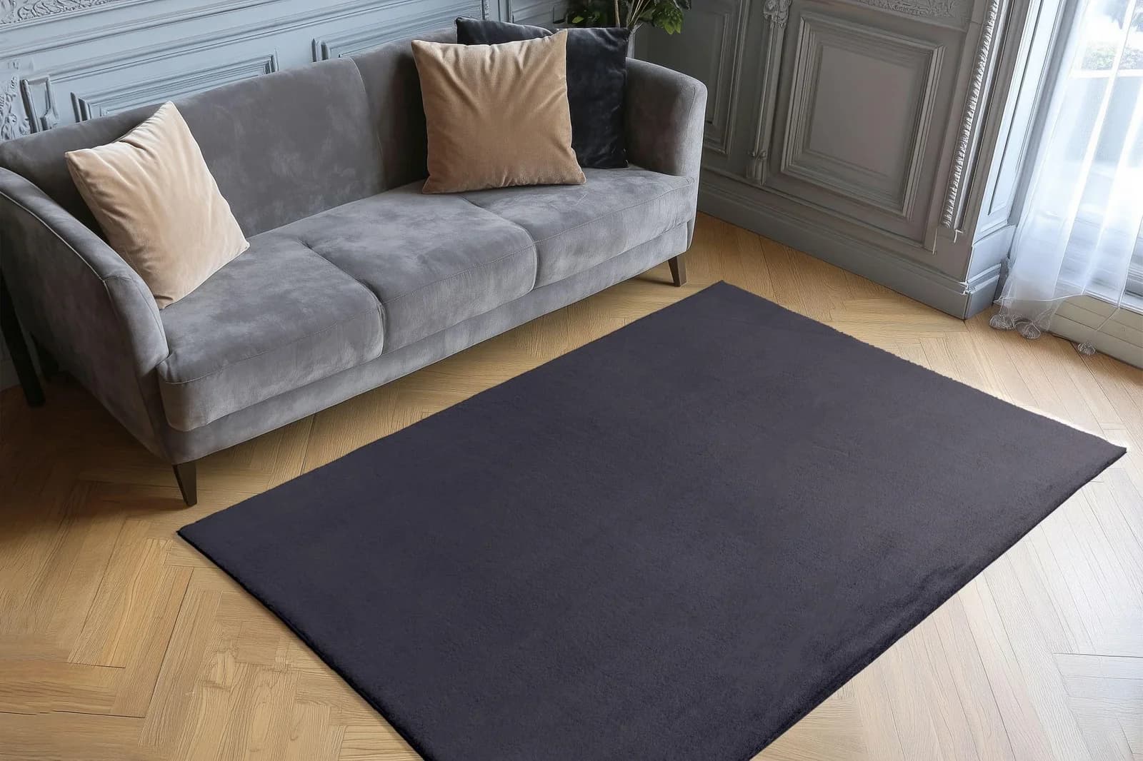 Fellteppich OBSESSION Infinity 200 Anthrazit