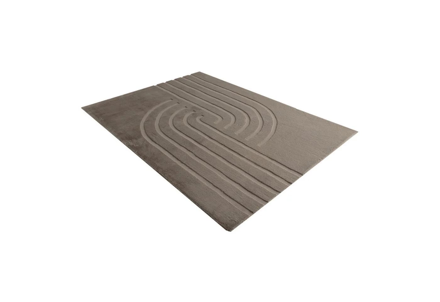 Teppich OBSESSION Zen Deluxe 700 Taupe Modern Geometrisch