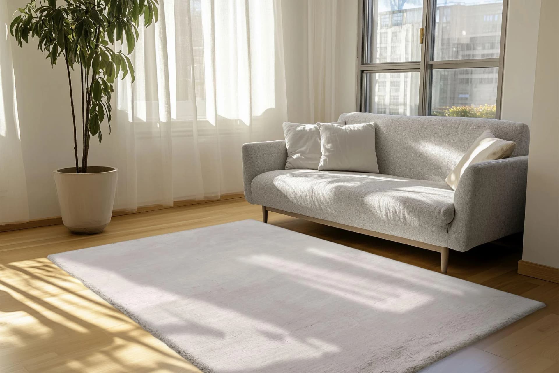 Obsession Fellteppich Eternity 500 Grau Polyester