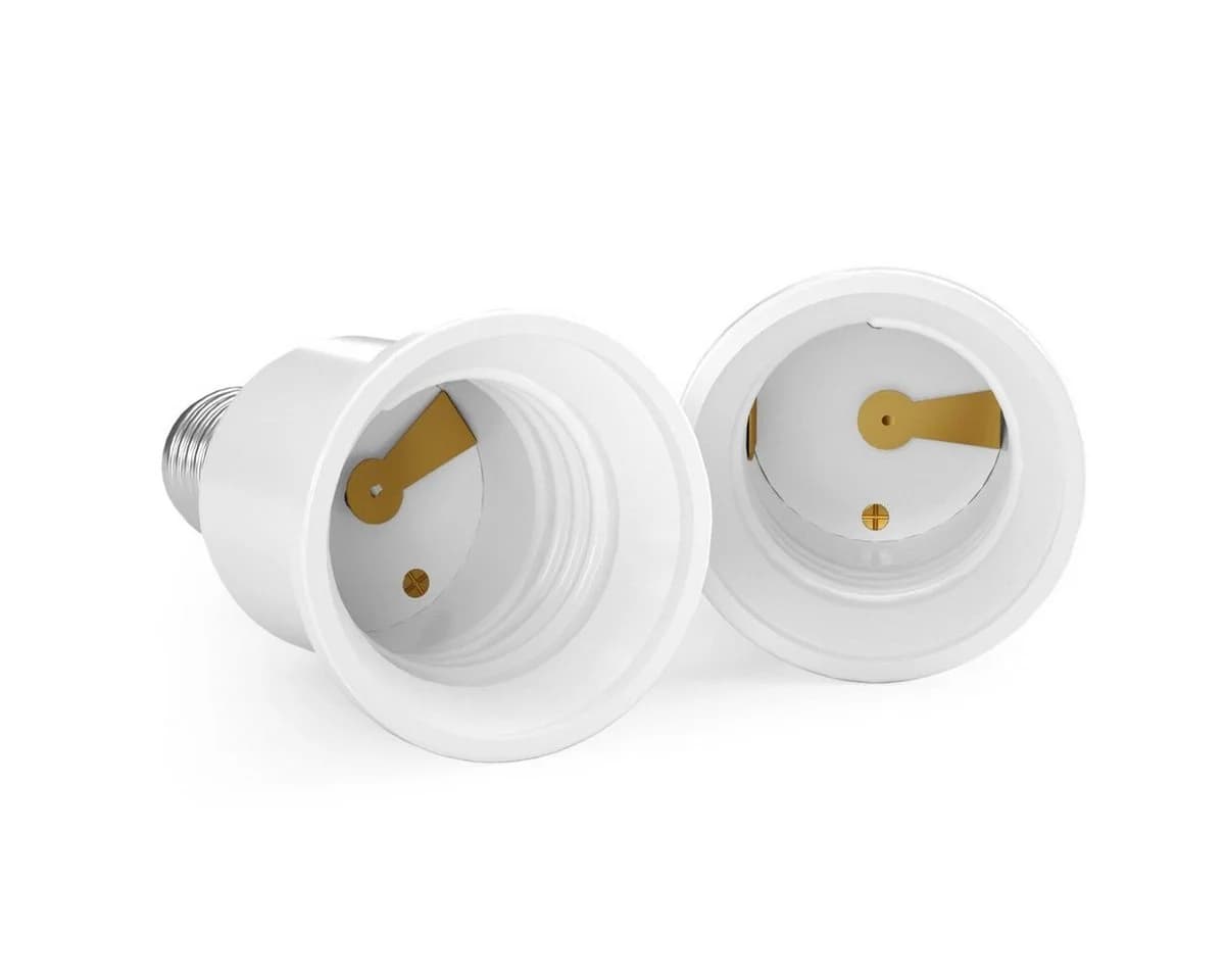 kwmobile Lampensockel Adapter E14 auf E27 Konverter (4er Set)