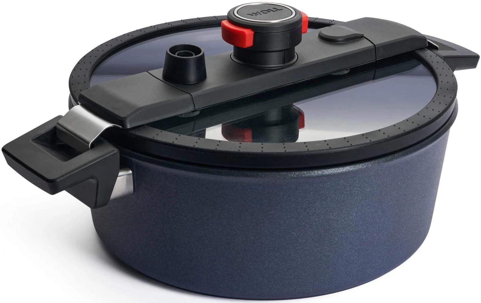 WOLL Dampfgartopf Active Lite Anthrazit Aluminium-Handguss