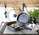 WOLL Pfannen-Set Diamond Lite 3-tlg. Aluminiumguss Schwarz Induktion Bild 1
