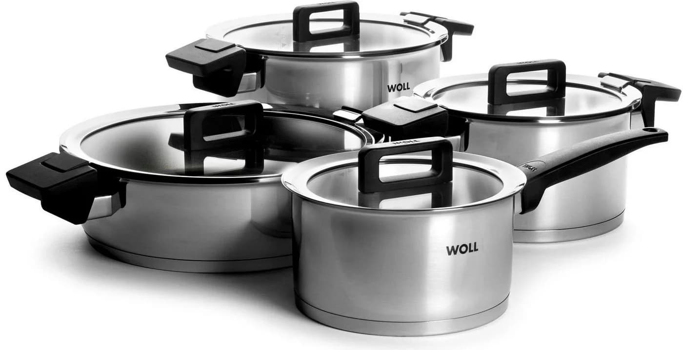 WOLL Topf-Set Concept 8-tlg. Edelstahl 18/10 Induktion Silber/Schwarz - Bild 2