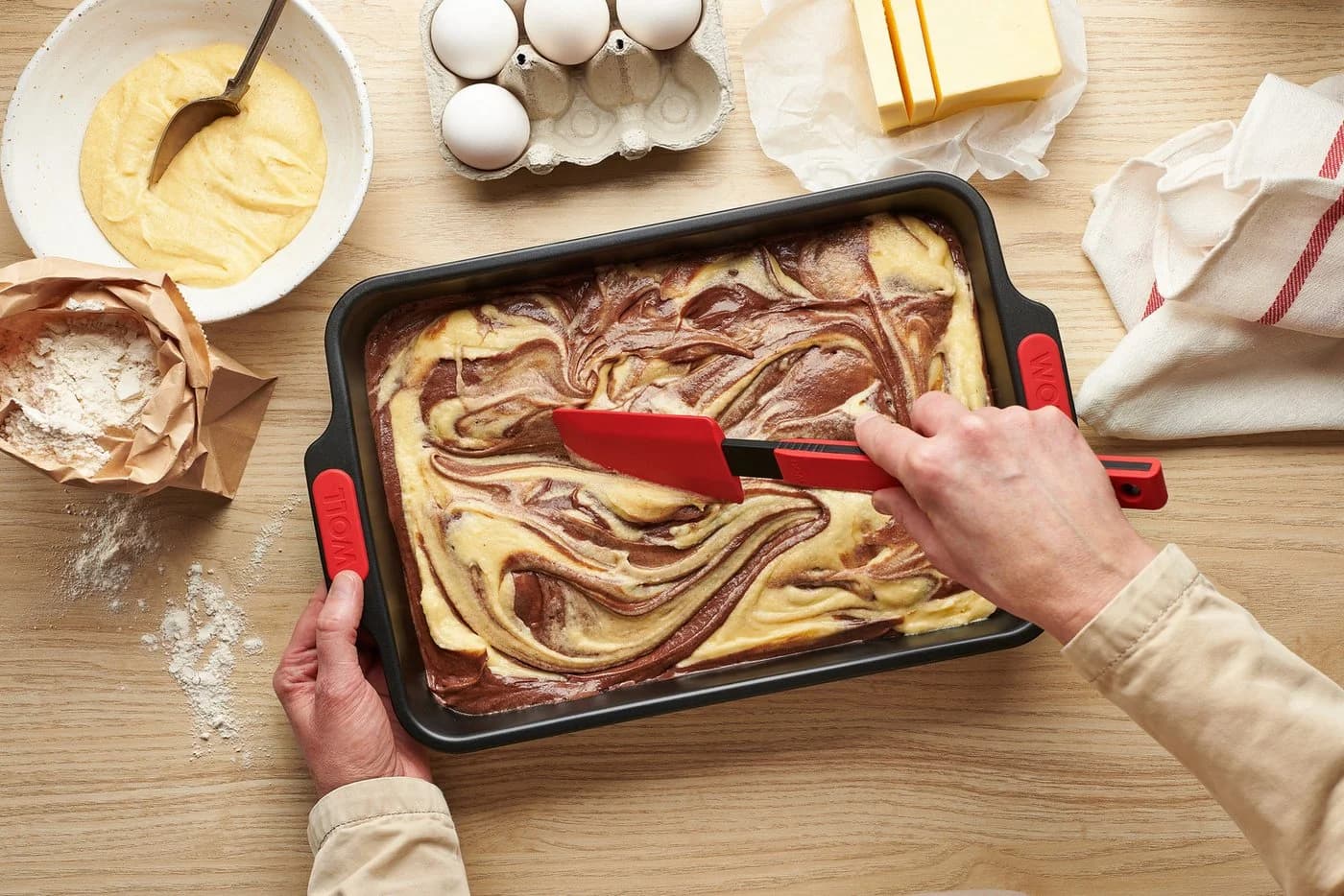 WOLL Auflaufform Let's Bake! Stahl Schwarz mit Antihaftbeschichtung - Bild 5