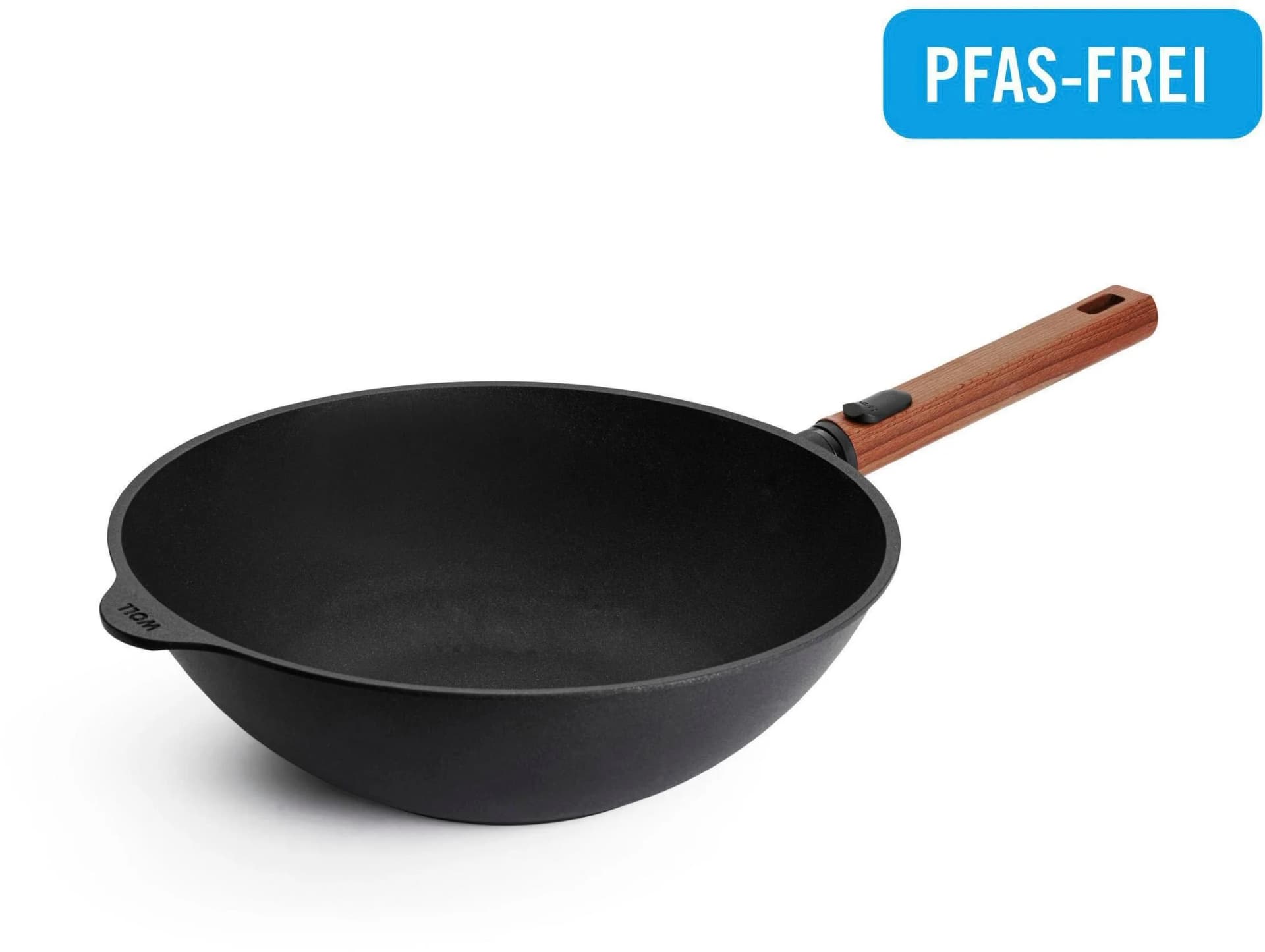Wok WOLL Eco Logic QXR Guss-Wok- und Rührpfanne Schwarz