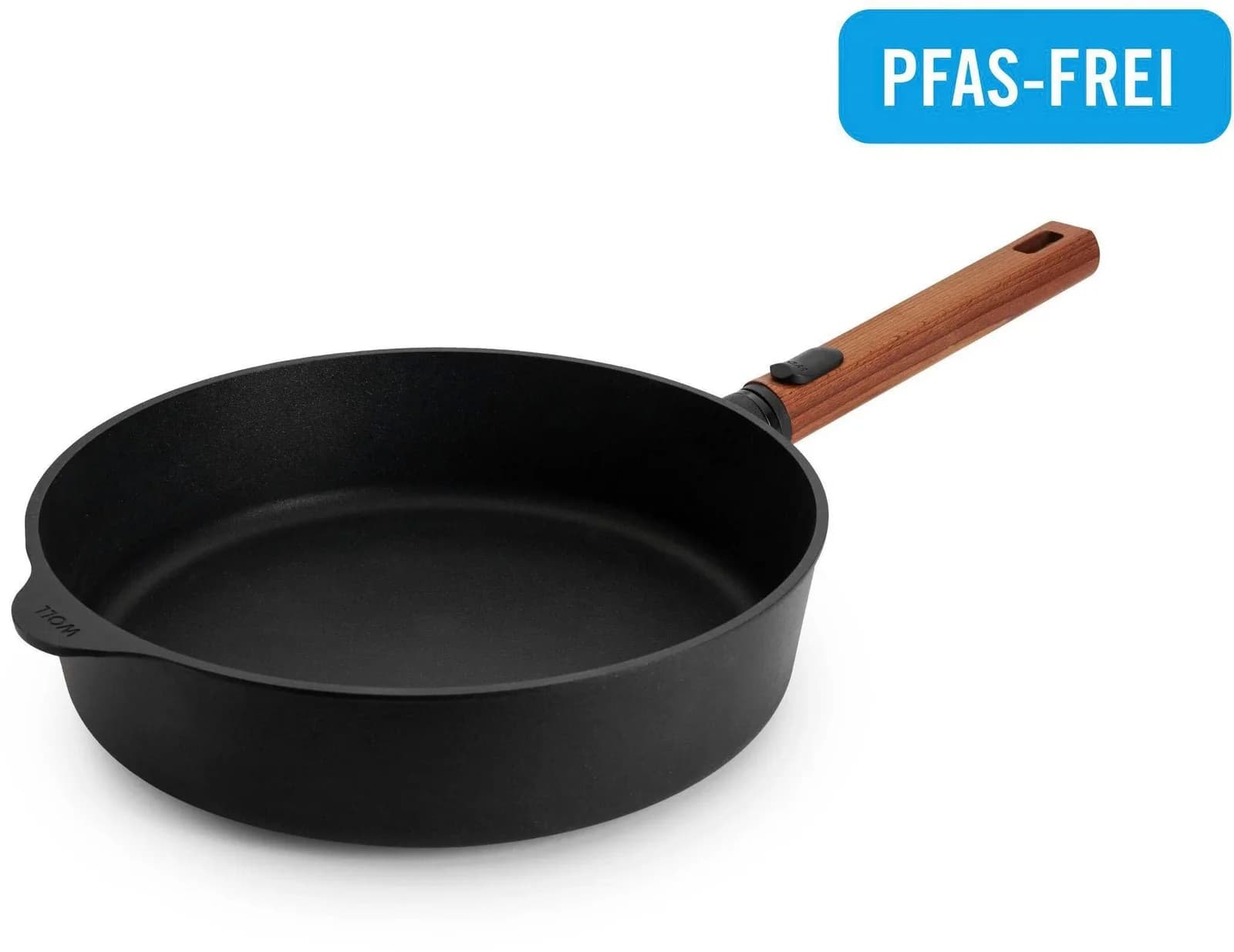 Woll Schmorpfanne Eco Logic QXR Guss-Hochrandpfanne Schwarz