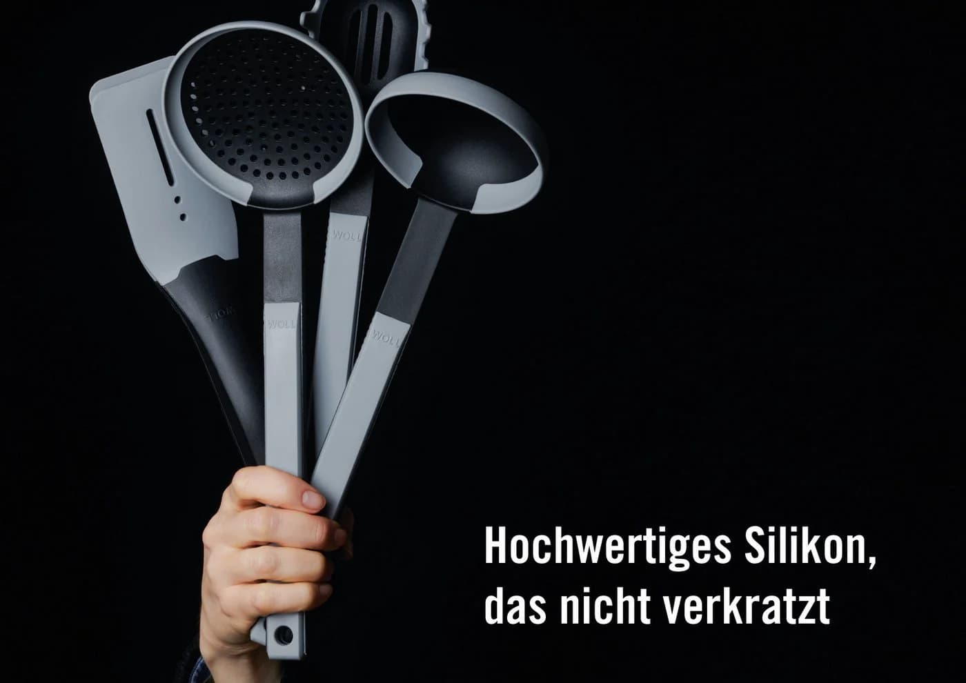 WOLL Besteckhalter Cook it Grau Kunststoff Set - Bild 5