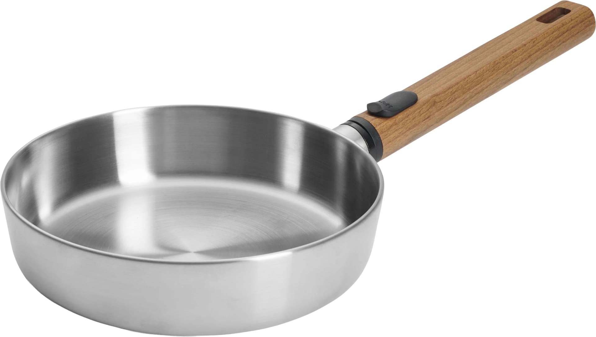 Bratpfanne WOLL Logic Steel Silber 5-Schicht-Aufbau
