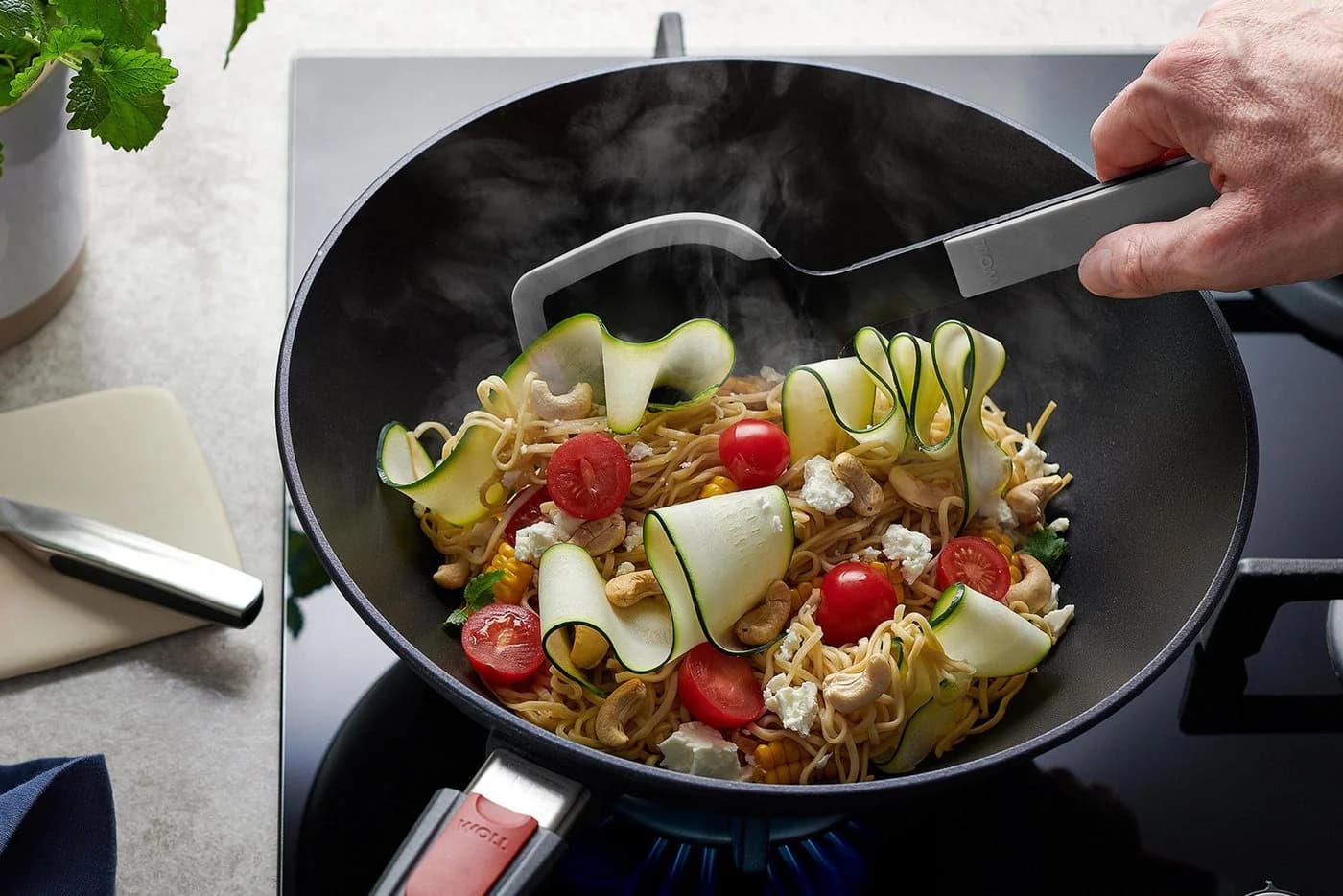 WOLL Kochbesteck-Set Cook it 3-tlg. Grau Silikon & Kunststoff